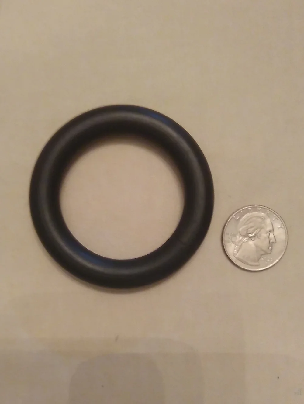 Black Rubber C-ring, #8